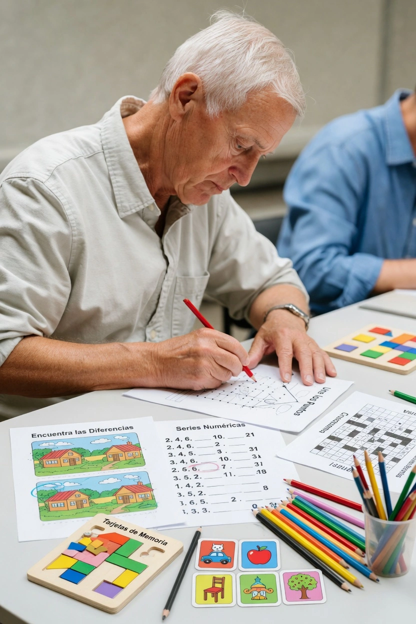 Taller de estimulación cognitiva para personas mayores en Bilbao